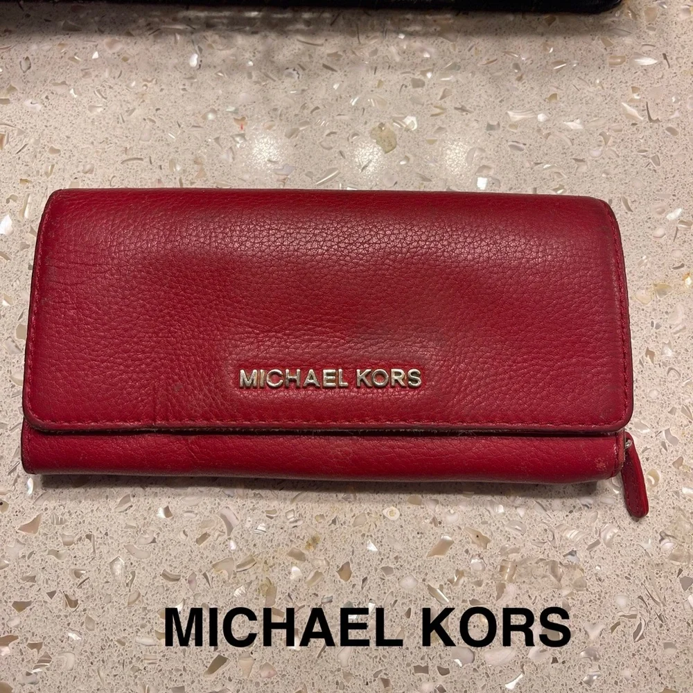 Michael Kors Cherry Red Wallet
